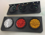 Imagen de PAR FARO TRASERO LED UNIVERSAL 12V SEÑALERO/FRENO/REVERSA                                                               